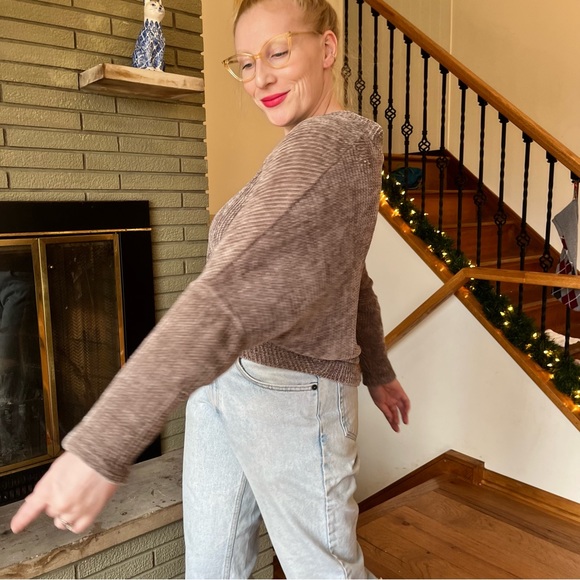 🦄 5/30-Jolie Chenille Slouchie Sweater - Picture 3 of 12